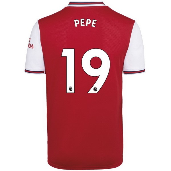 Camiseta Arsenal NO.19 Pepe 1ª 2019-2020 Rojo
